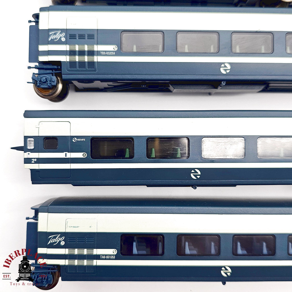 ♻️ 2da mano - DC 6x Electrotren vagones complementarios Talgo pendular RENFE H0 escala 1:87 A15