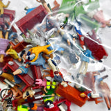 ♻️ 2da mano - Noch + que 100 figuras bancos personas motos bicis etc H0 escala 1:87 A15