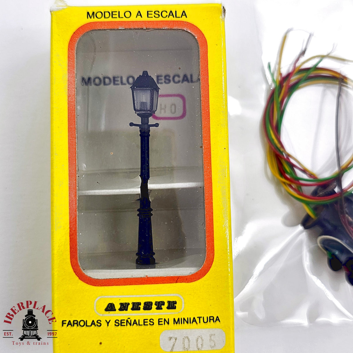 ♻️ 2da mano - Lote Busch Aneste coches farolas postes de luz H0 escala 1:87 A15