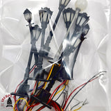 ♻️ 2da mano - Lote Busch Aneste coches farolas postes de luz H0 escala 1:87 A15