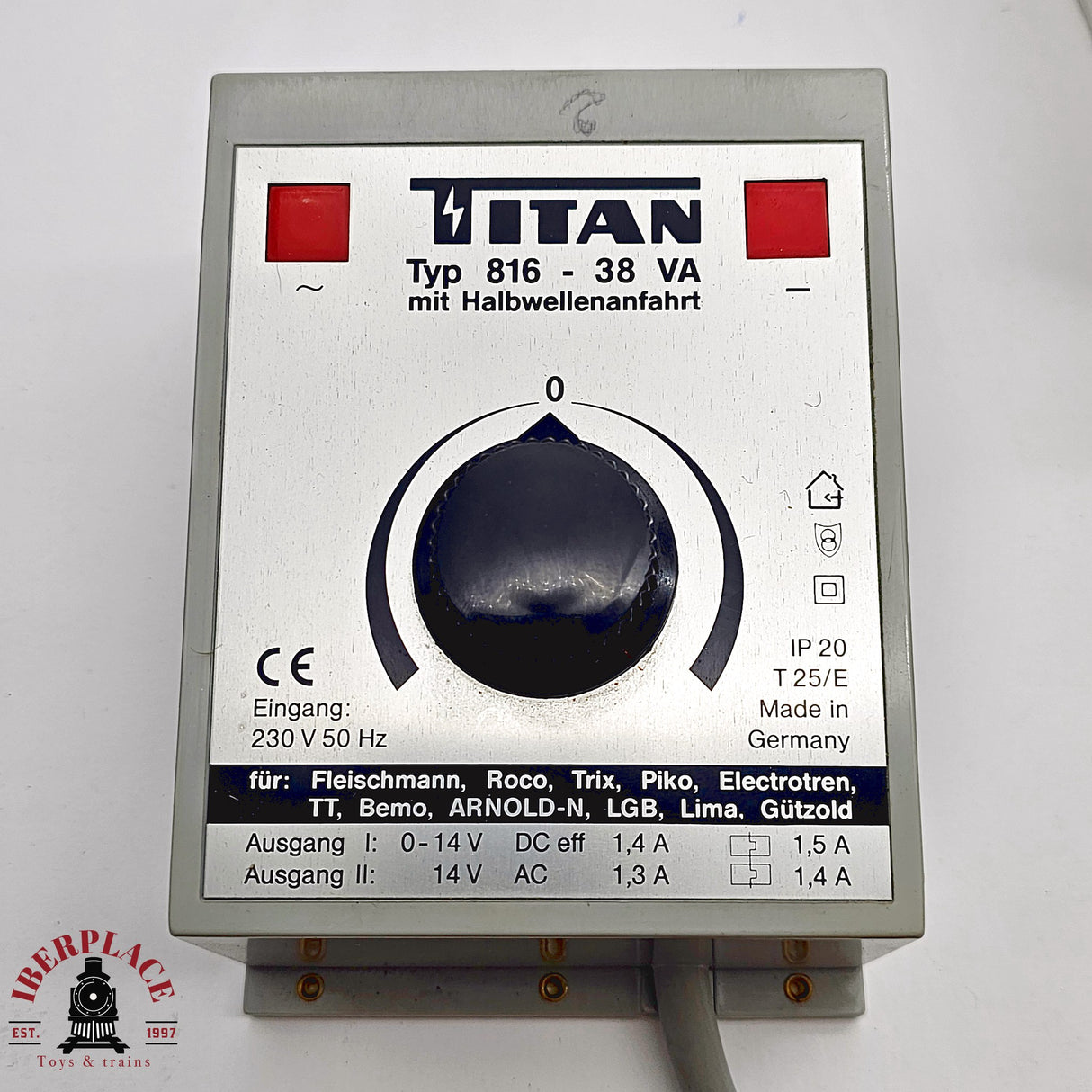 ♻️ 2da mano - Titan Transformador Typ 816 38VA H0 escala 1:87 A15