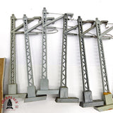 ♻️ 2da mano - 55x Electrotren 250 Postes para catenaria estado mixto H0 escala 1:87 A15