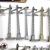 ♻️ 2da mano - 55x Electrotren 250 Postes para catenaria estado mixto H0 escala 1:87 A15