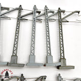 ♻️ 2da mano - 55x Electrotren 250 Postes para catenaria estado mixto H0 escala 1:87 A15