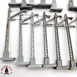 ♻️ 2da mano - 55x Electrotren 250 Postes para catenaria estado mixto H0 escala 1:87 A15