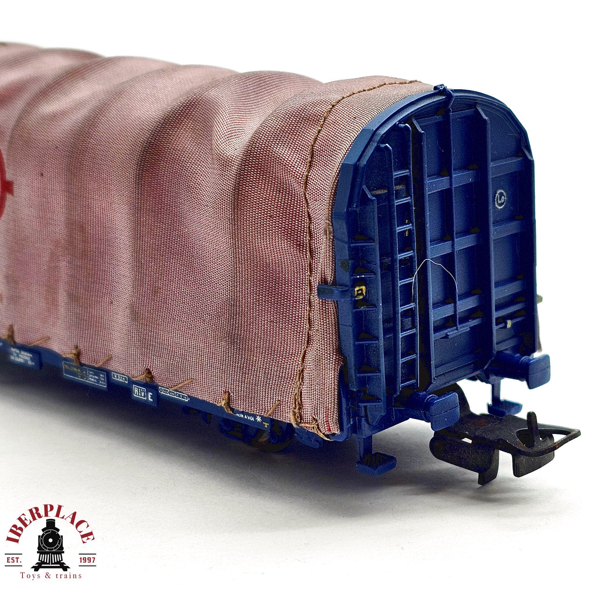 ♻️ 2da mano - DC  Electrotren vagon de lona Transfesa H0 escala 1:87 A15