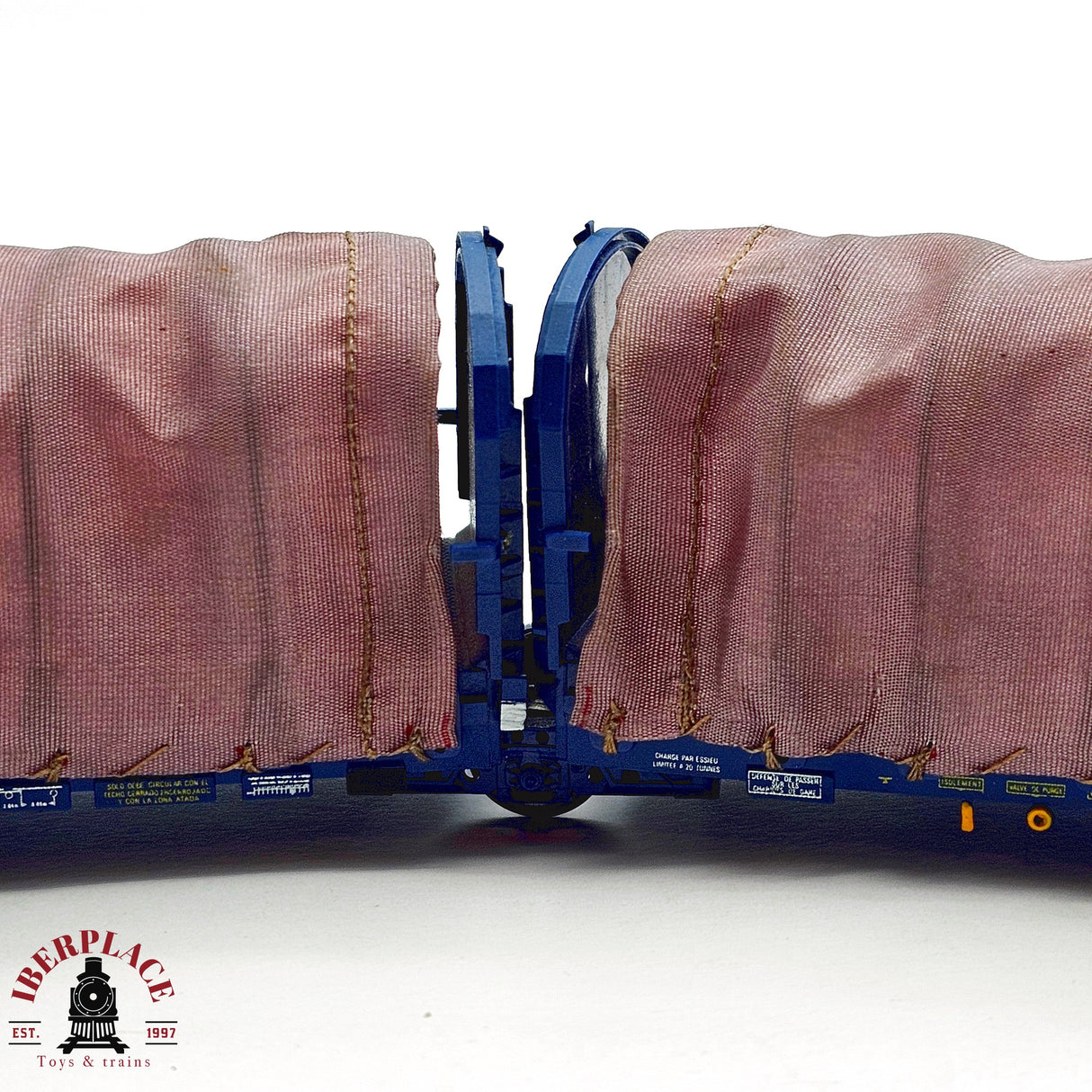 ♻️ 2da mano - DC  Electrotren vagon de lona Transfesa H0 escala 1:87 A15