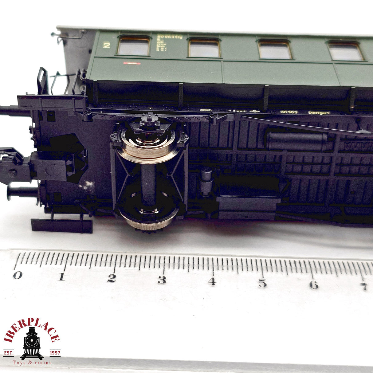 ♻️ 2da mano -  DC Brawa 45758 vagón pasajeros Cid 21 DB Ep III H0 escala 1:87 E13