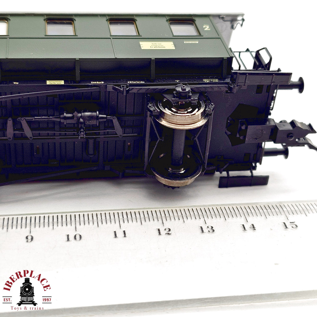 ♻️ 2da mano -  DC Brawa 45758 vagón pasajeros Cid 21 DB Ep III H0 escala 1:87 E13