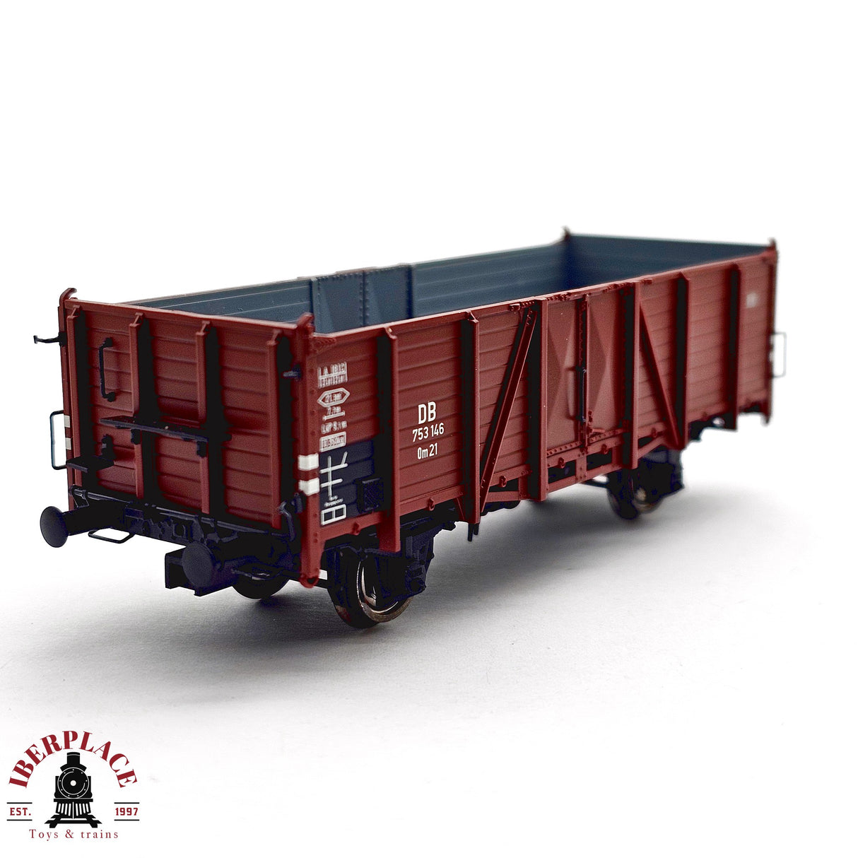 ♻️ 2da mano - DC BRAWA 48406 Vagón abierto Om 21 Ep III DB H0 escala 1:87 E13