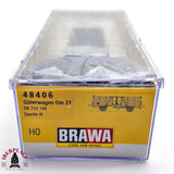 ♻️ 2da mano - DC BRAWA 48406 Vagón abierto Om 21 Ep III DB H0 escala 1:87 E13