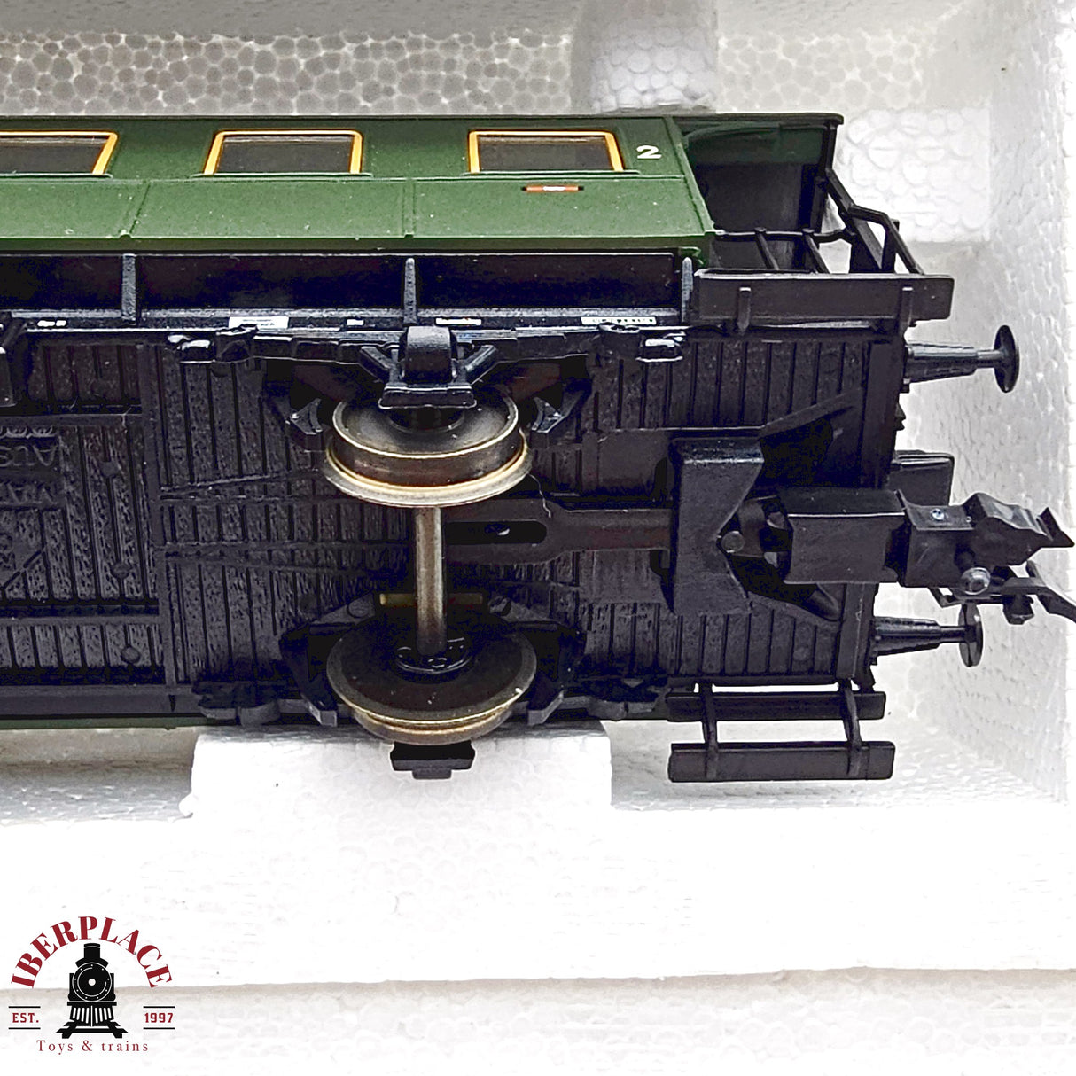 ♻️ 2da mano -  DC 2x Roco 44822 vagones pasajeros DB clase 2 H0 escala 1:87 E13