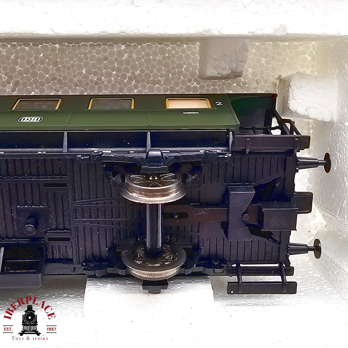 ♻️ 2da mano -  DC 2x Roco 44822 vagones pasajeros DB clase 2 H0 escala 1:87 E13