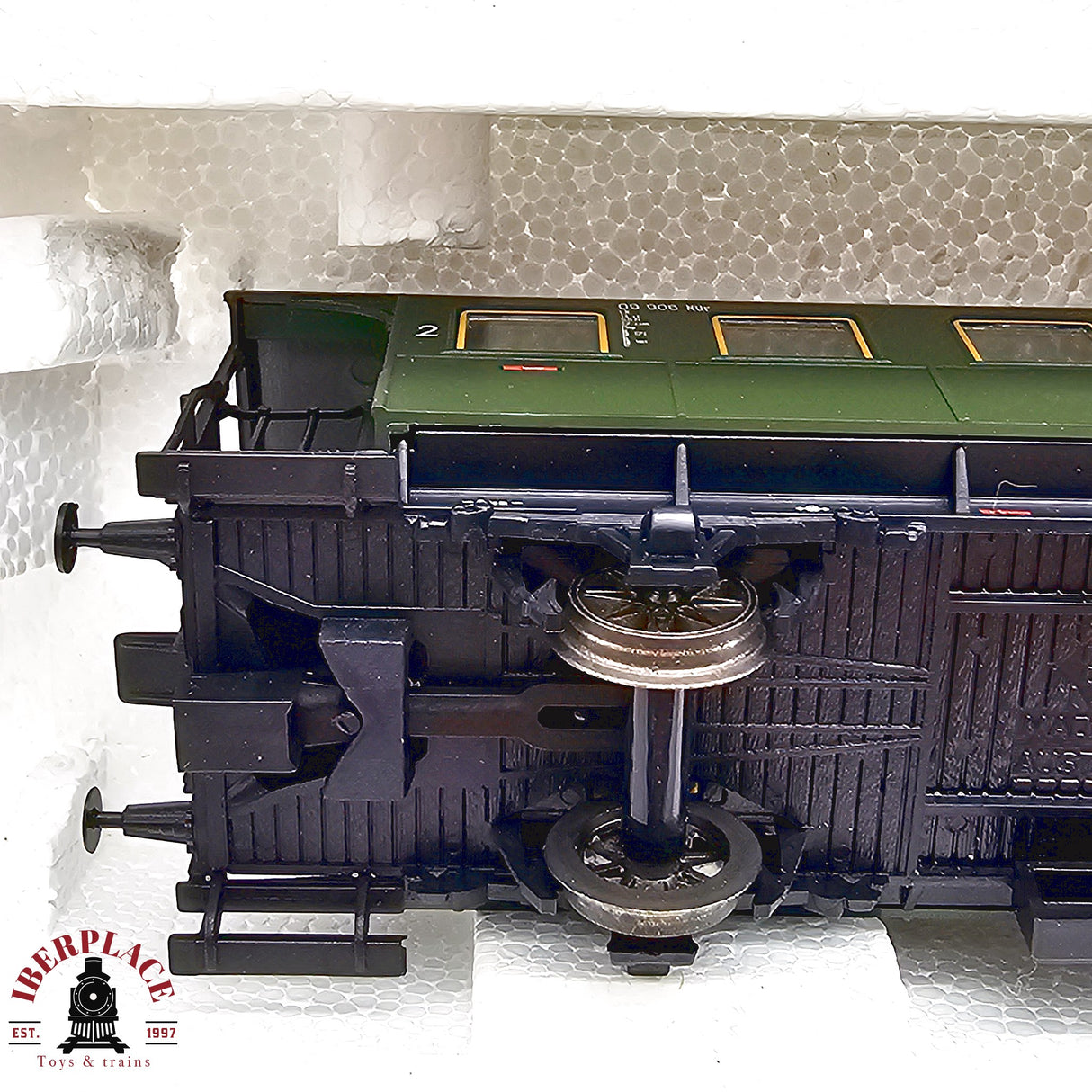 ♻️ 2da mano -  DC 2x Roco 44822 vagones pasajeros DB clase 2 H0 escala 1:87 E13