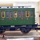 ♻️ 2da mano -  DC 2x Fleischmann vagones pasajeros DB clase 2 H0 escala 1:87 E13