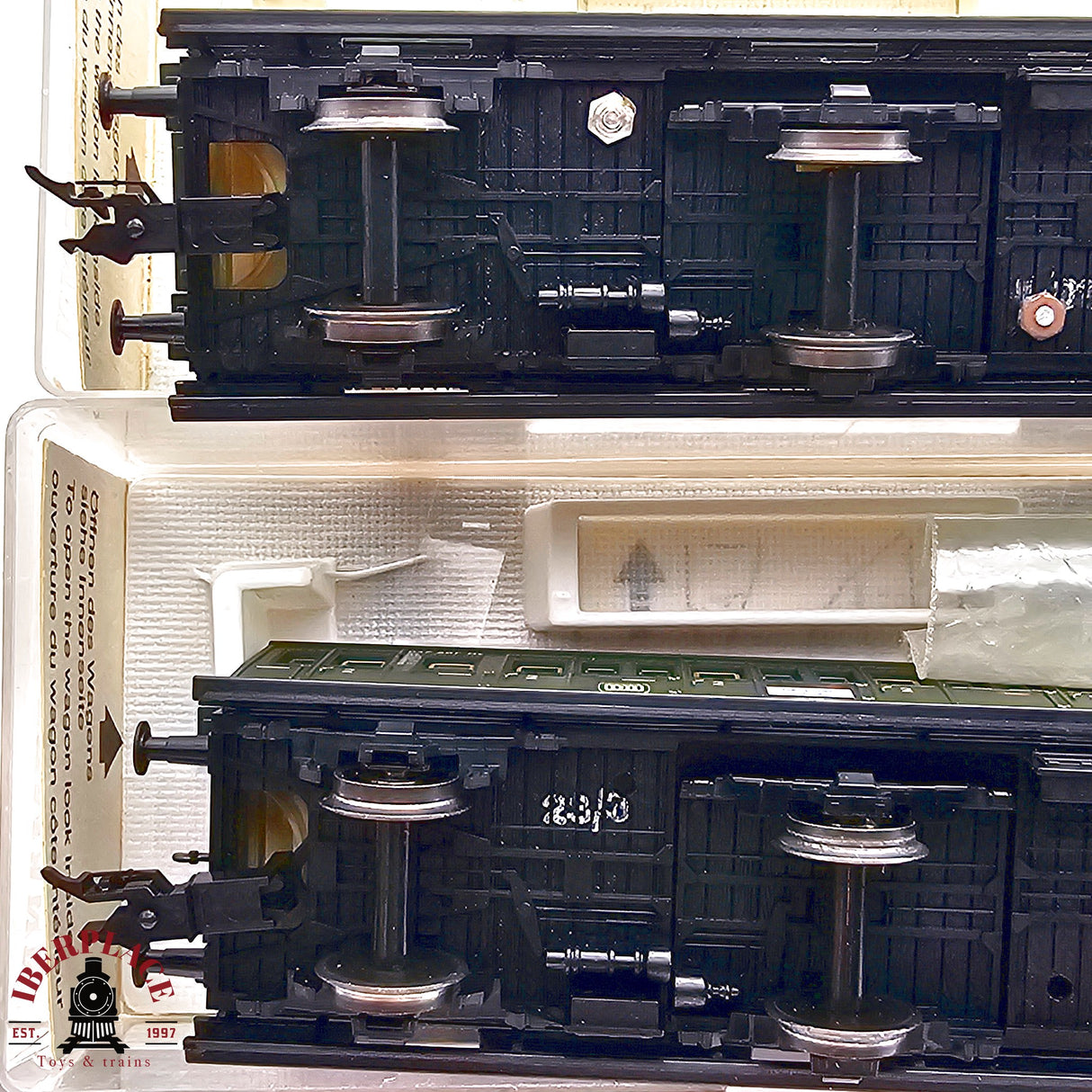 ♻️ 2da mano -  DC 2x Fleischmann vagones pasajeros DB clase 2 H0 escala 1:87 E13