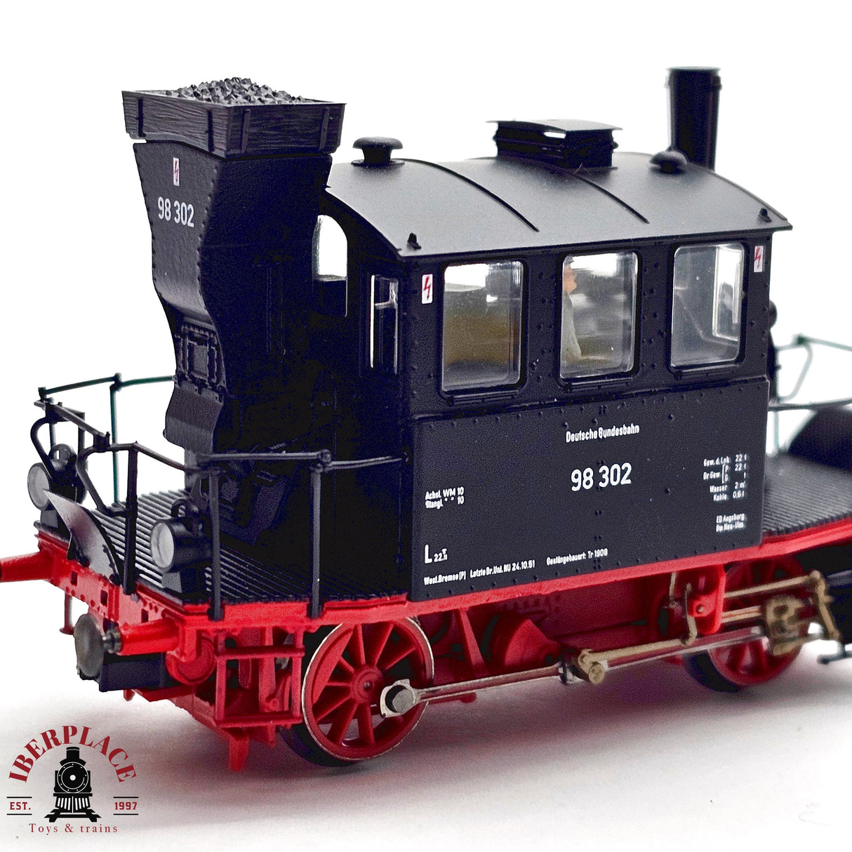 ♻️ 2da mano -  DC Roco 63230 Locomotora BR 98 DB H0 escala 1:87 E13 1/2