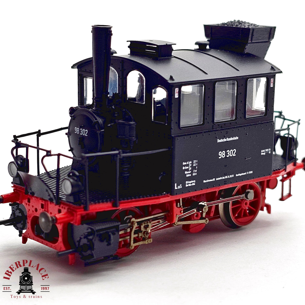 ♻️ 2da mano -  DC Roco 63230 Locomotora BR 98 DB H0 escala 1:87 E13 1/2
