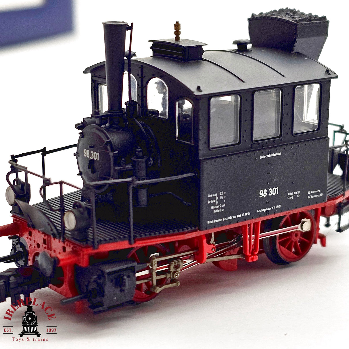 ♻️ 2da mano -  DC Roco 63230 Locomotora BR 98 DB H0 escala 1:87 E13 2/2