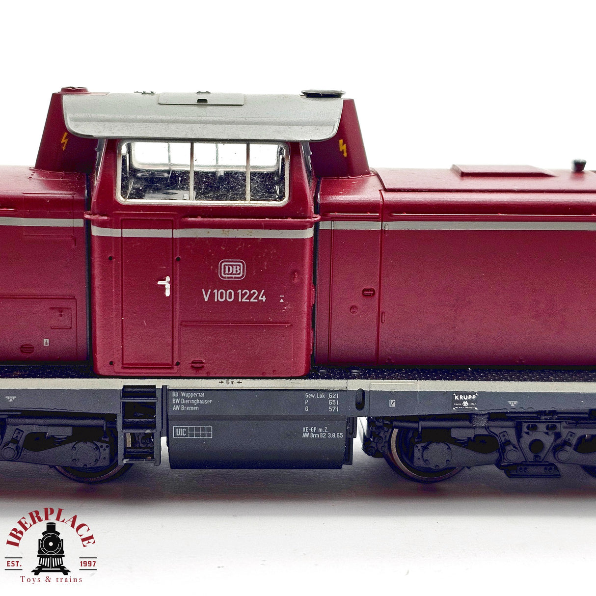 ♻️ 2da mano -  DC Roco 63417 Locomotora V100 1224 DB H0 escala 1:87 E13