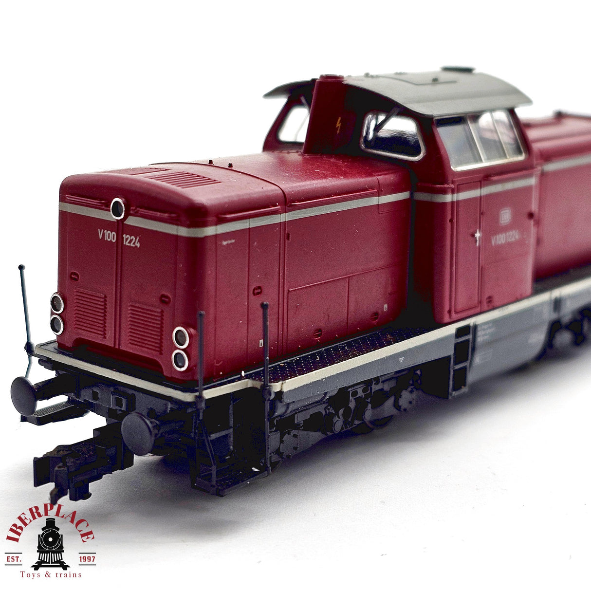 ♻️ 2da mano -  DC Roco 63417 Locomotora V100 1224 DB H0 escala 1:87 E13