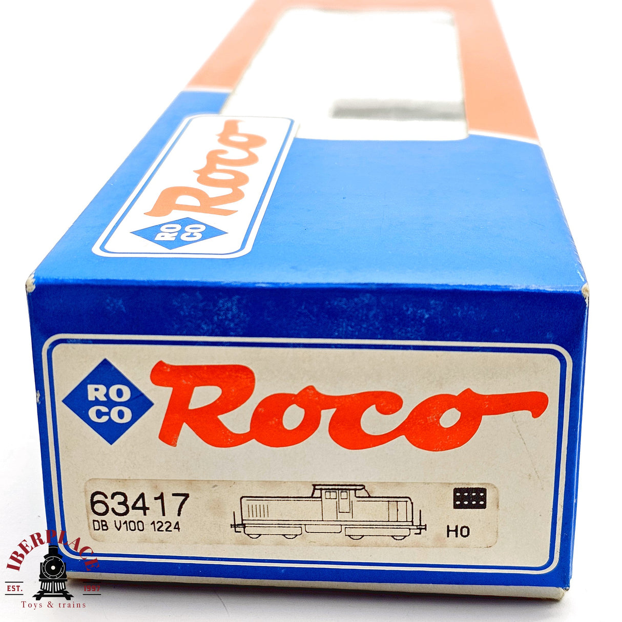 ♻️ 2da mano -  DC Roco 63417 Locomotora V100 1224 DB H0 escala 1:87 E13