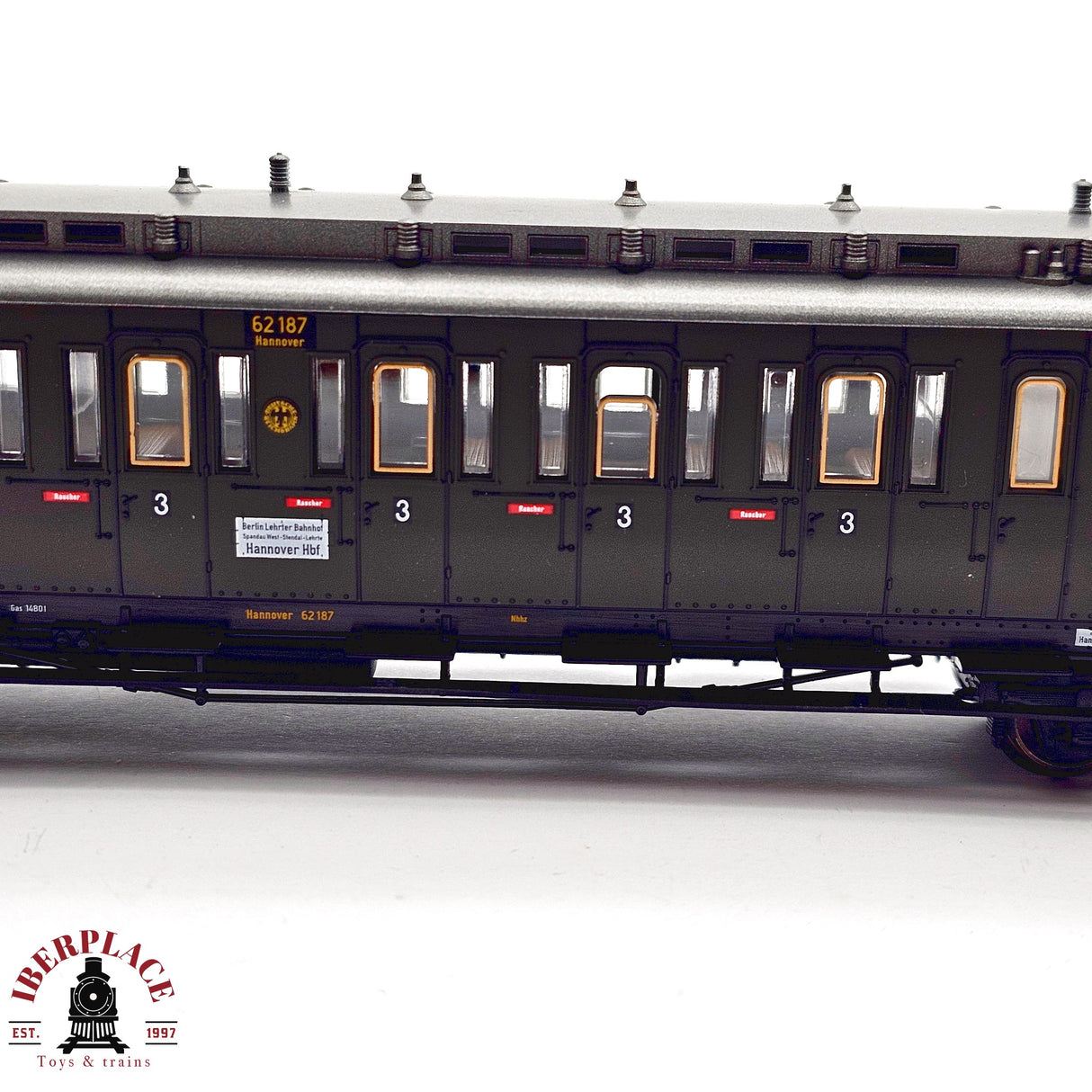 ♻️ 2da mano -  DC Fleischmann 5810 03K vagón pasajeros DRG clase 3 H0 escala 1:87 E13