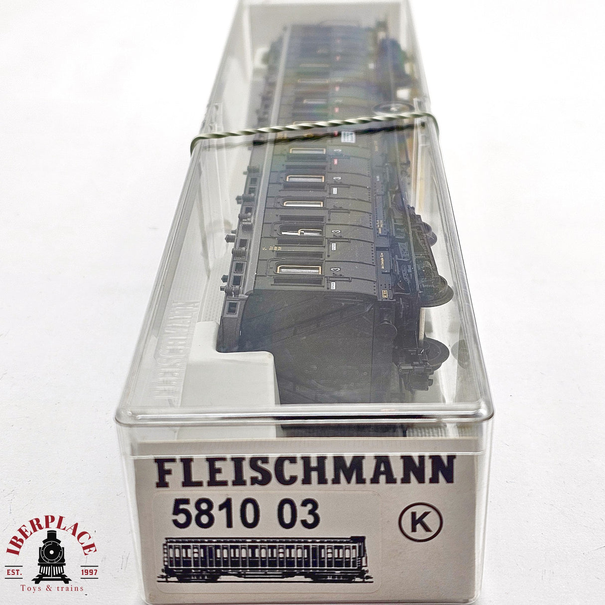 ♻️ 2da mano -  DC Fleischmann 5810 03K vagón pasajeros DRG clase 3 H0 escala 1:87 E13