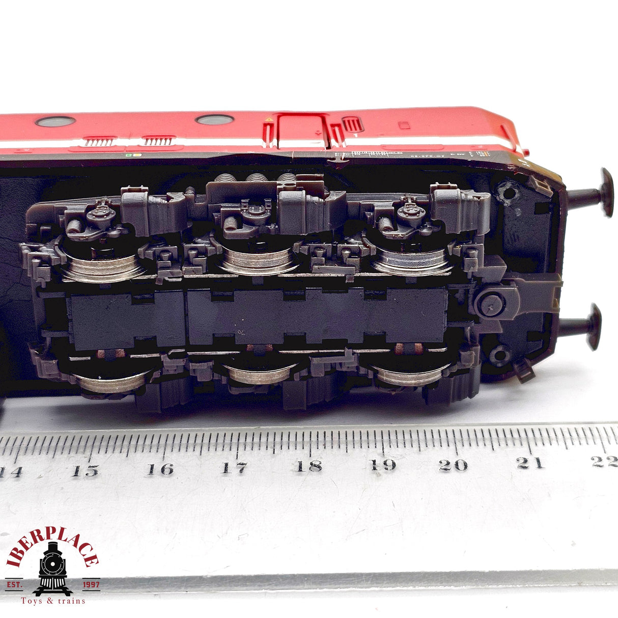 ♻️ 2da mano -  DC BRAWA 41088 Locomotora BR 219 DB H0 escala 1:87 E13