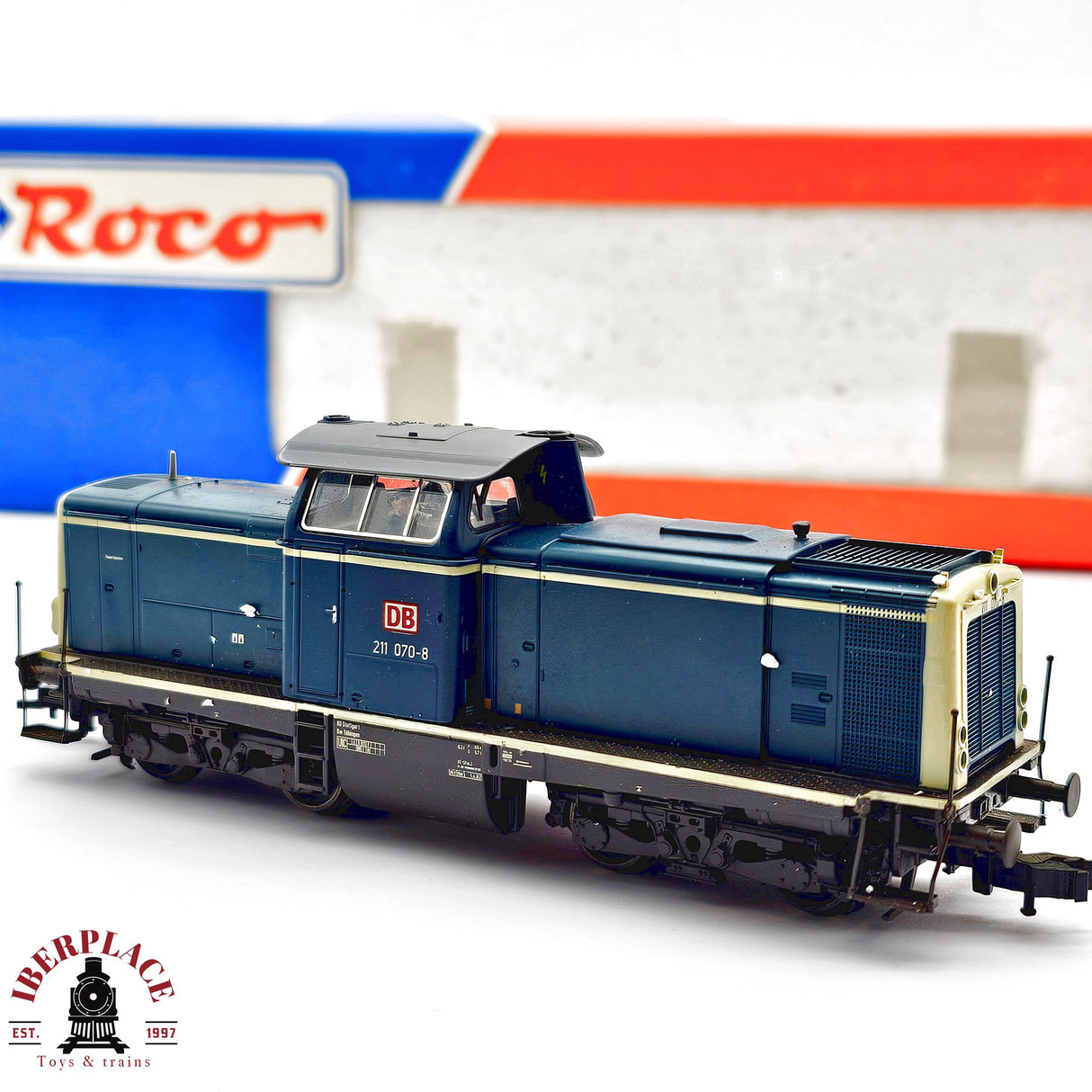 ♻️ 2da mano -  DC Roco 43648 Locomotora BR 211 DB H0 escala 1:87 E13
