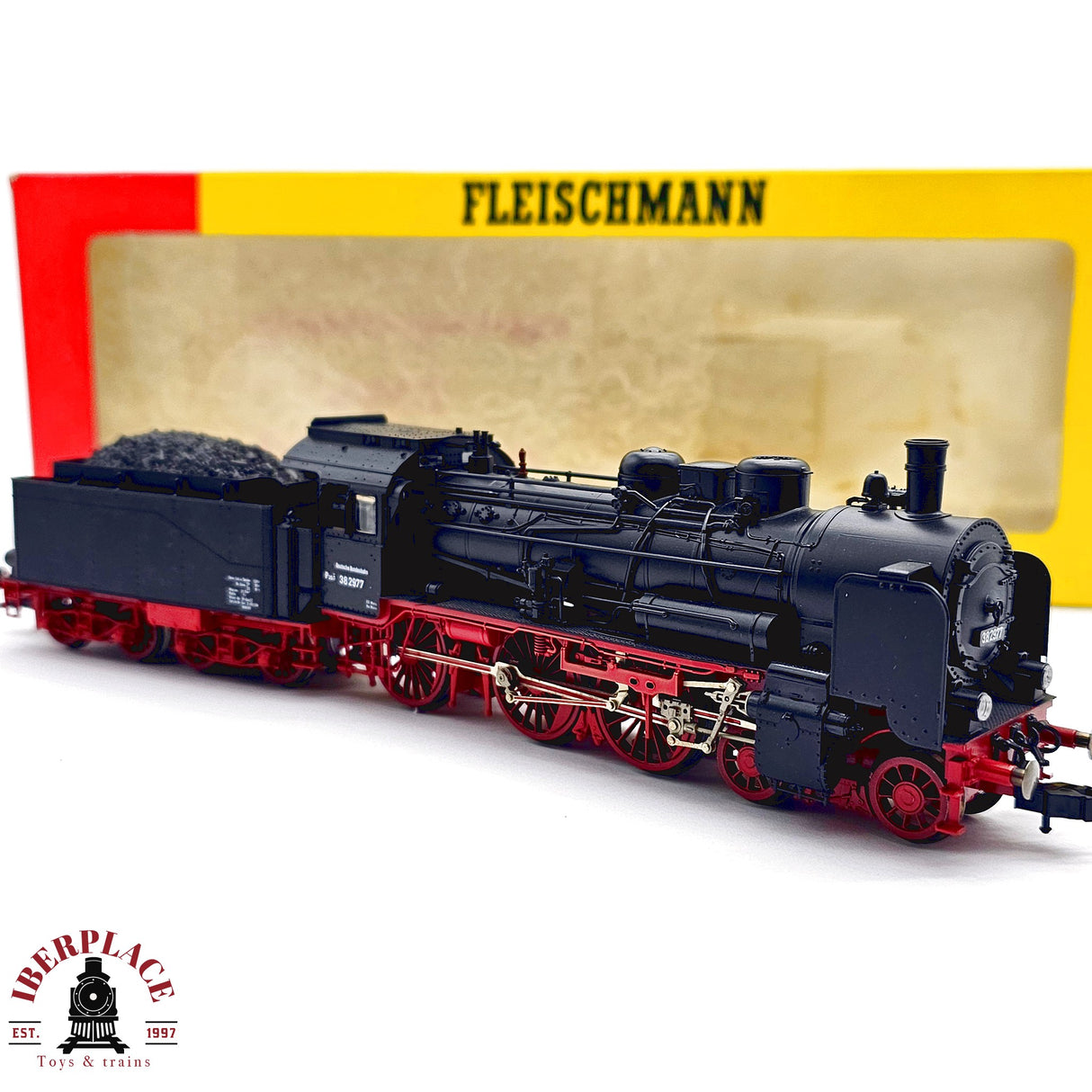 ♻️ 2da mano -  DC Fleischmann 4160/91 Locomotora BR 38 DB H0 escala 1:87 E13