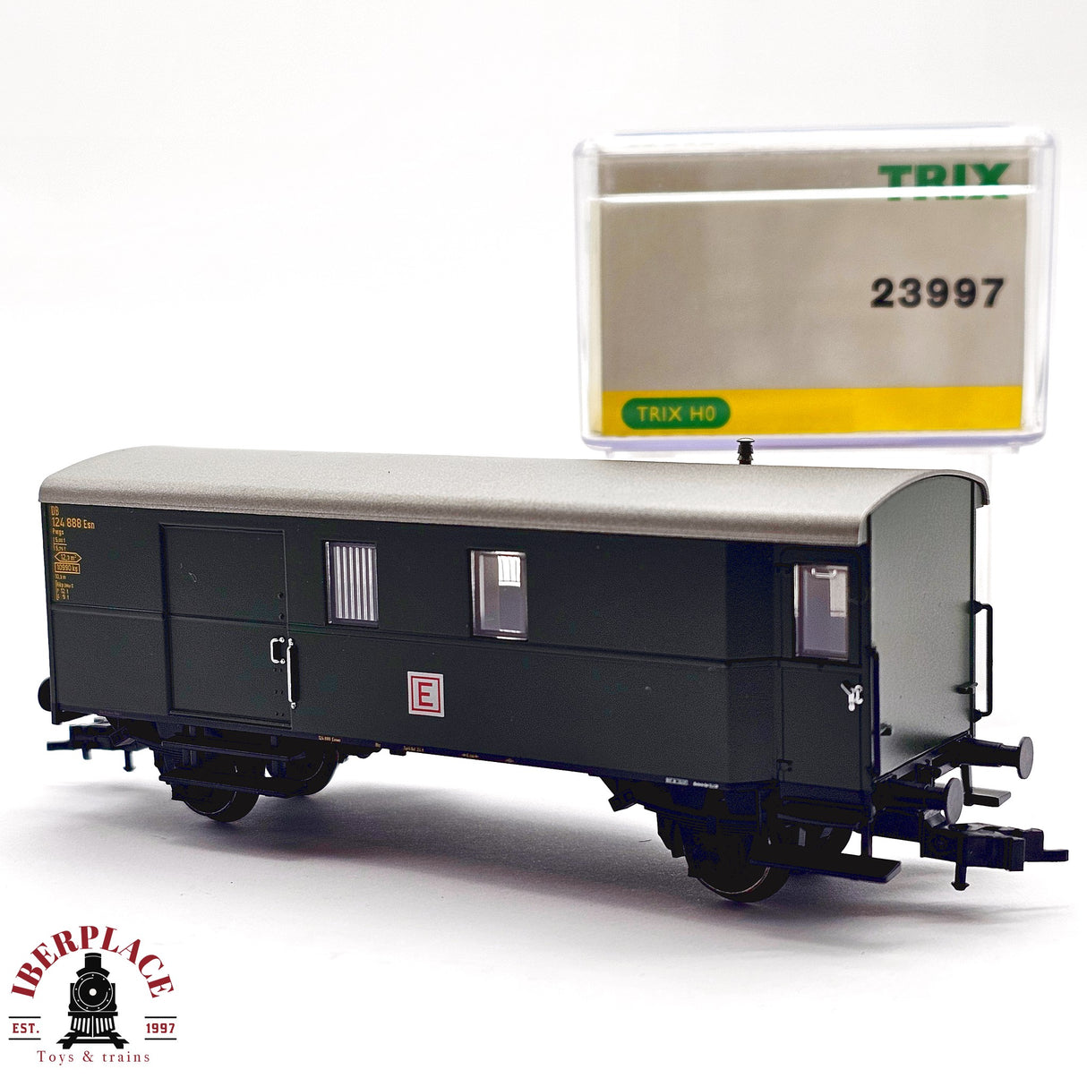 ♻️ 2da mano -  DC Trix 23997 vagón equipajes DB H0 escala 1:87 E13