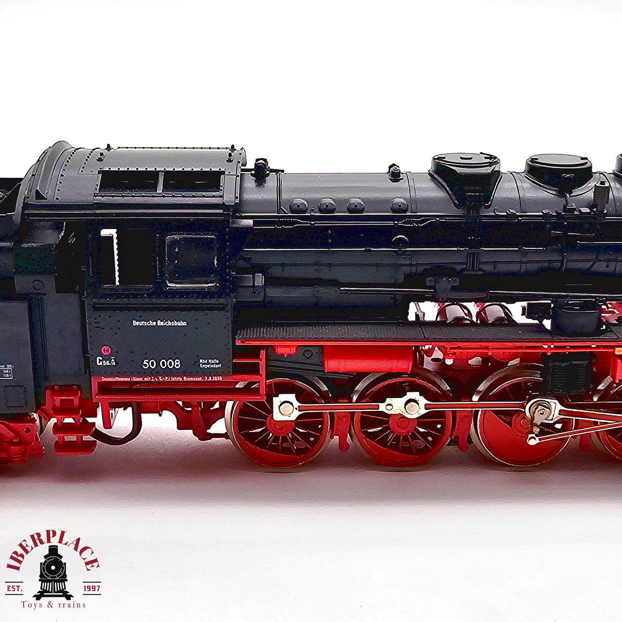 ♻️ 2da mano -  DC Fleischmann 4174 Locomotora BR 50 008 DR H0 escala 1:87 E13