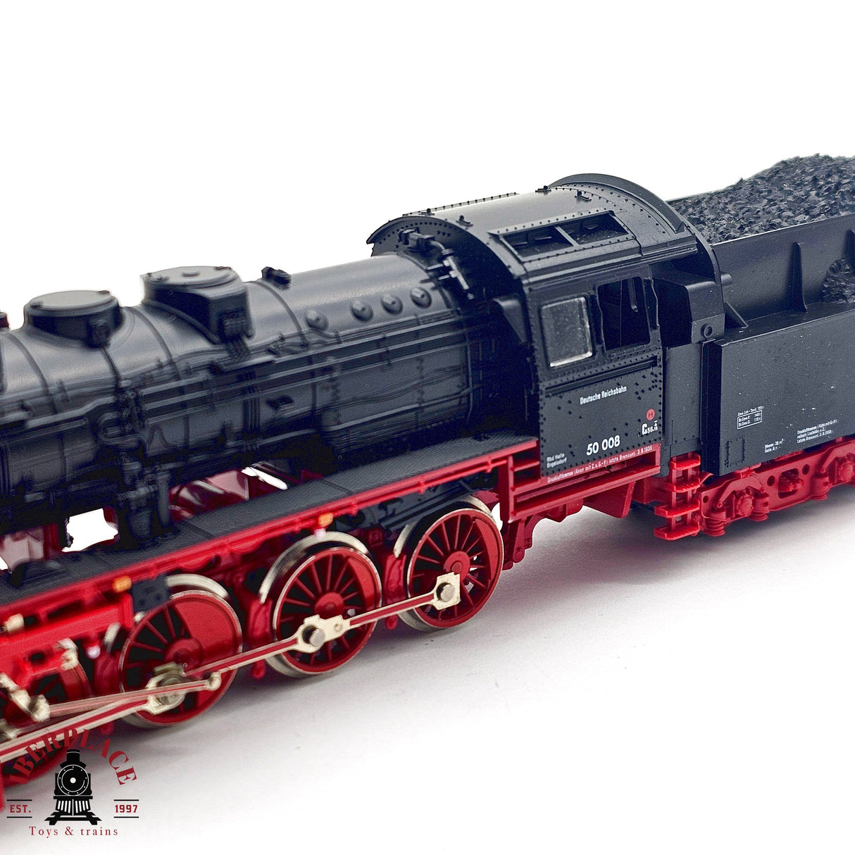 ♻️ 2da mano -  DC Fleischmann 4174 Locomotora BR 50 008 DR H0 escala 1:87 E13