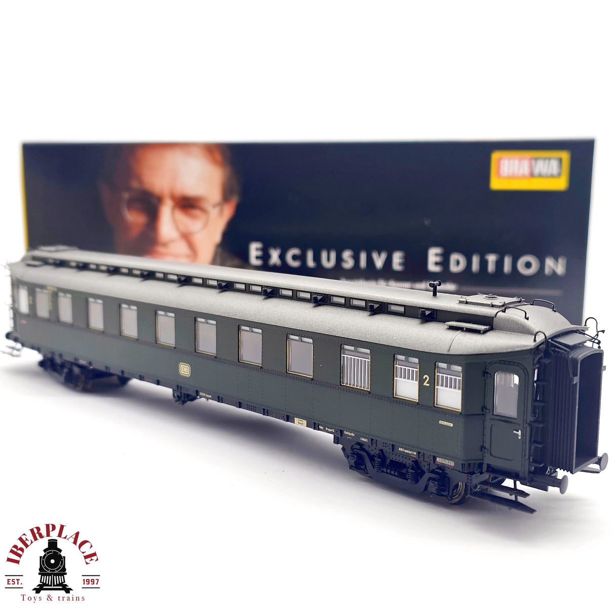 ♻️ 2da mano -  DC Brawa 2449 vagón pasajeros DB H0 escala 1:87 E13