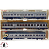 ♻️ 2da mano -  DC Fleischmann 3x vagones pasajeros DB silver H0 escala 1:87 E13