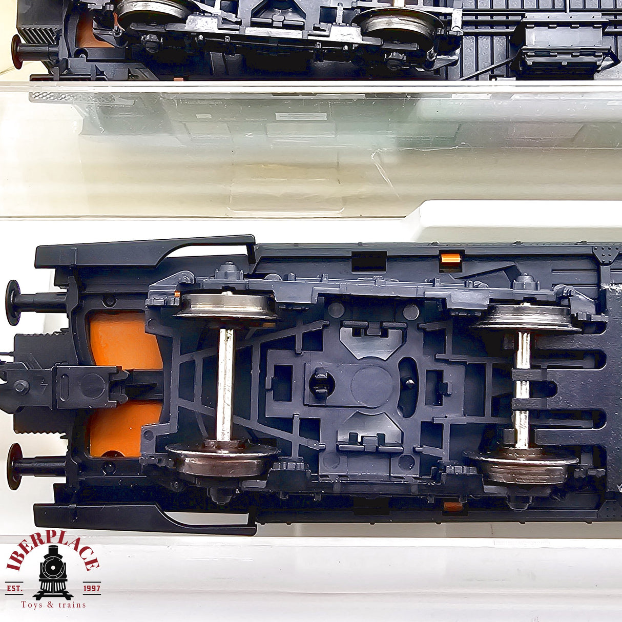 ♻️ 2da mano -  DC Fleischmann 3x vagones pasajeros DB clase 2 verdes H0 escala 1:87 E13