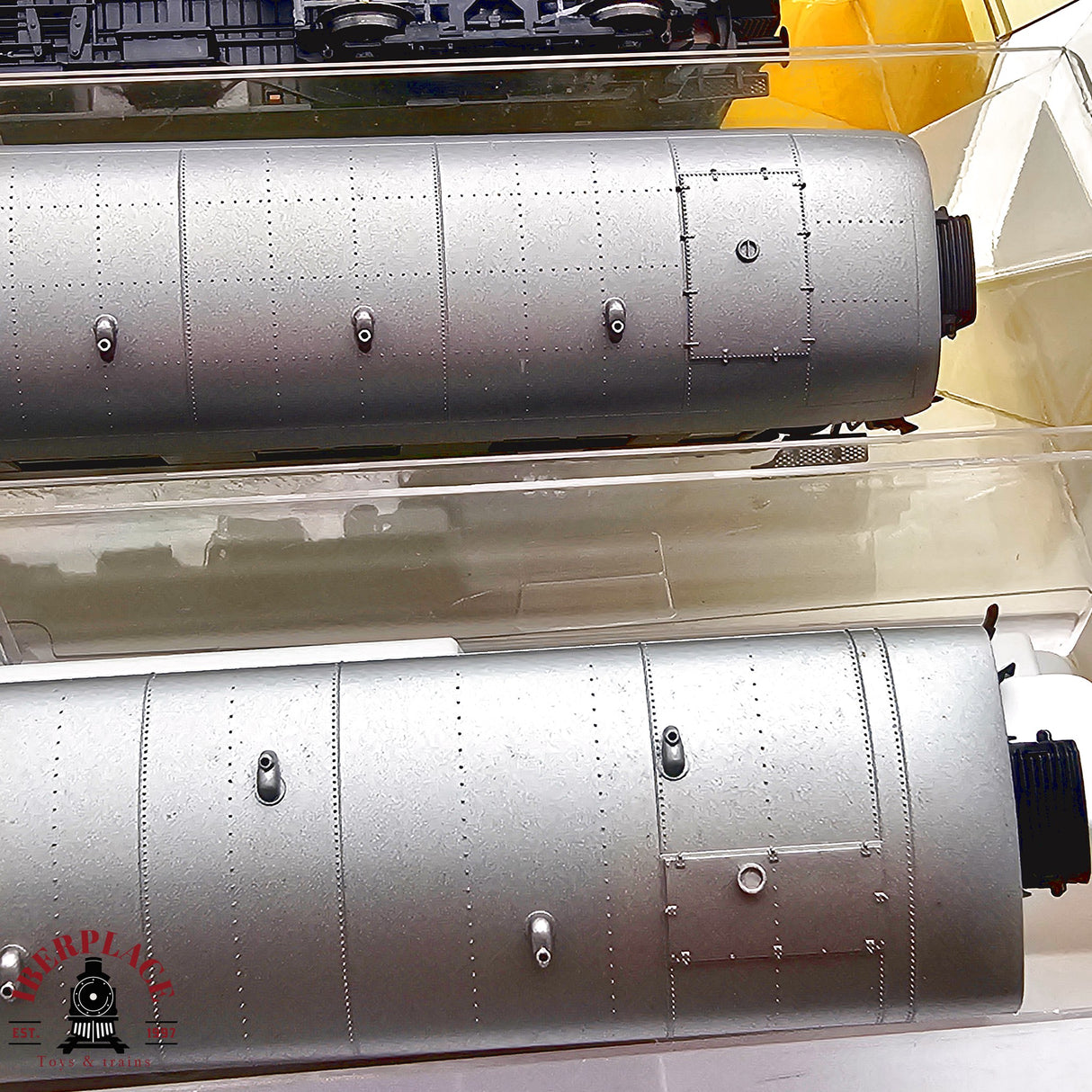 ♻️ 2da mano -  DC Fleischmann 3x vagones pasajeros DB clase 2 verdes H0 escala 1:87 E13