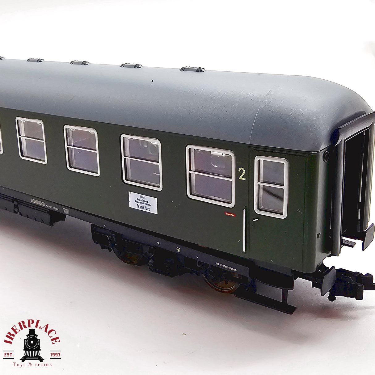 ♻️ 2da mano -  DC Fleischmann  5666 01K vagón pasajeros DB clase 2 H0 escala 1:87 E13