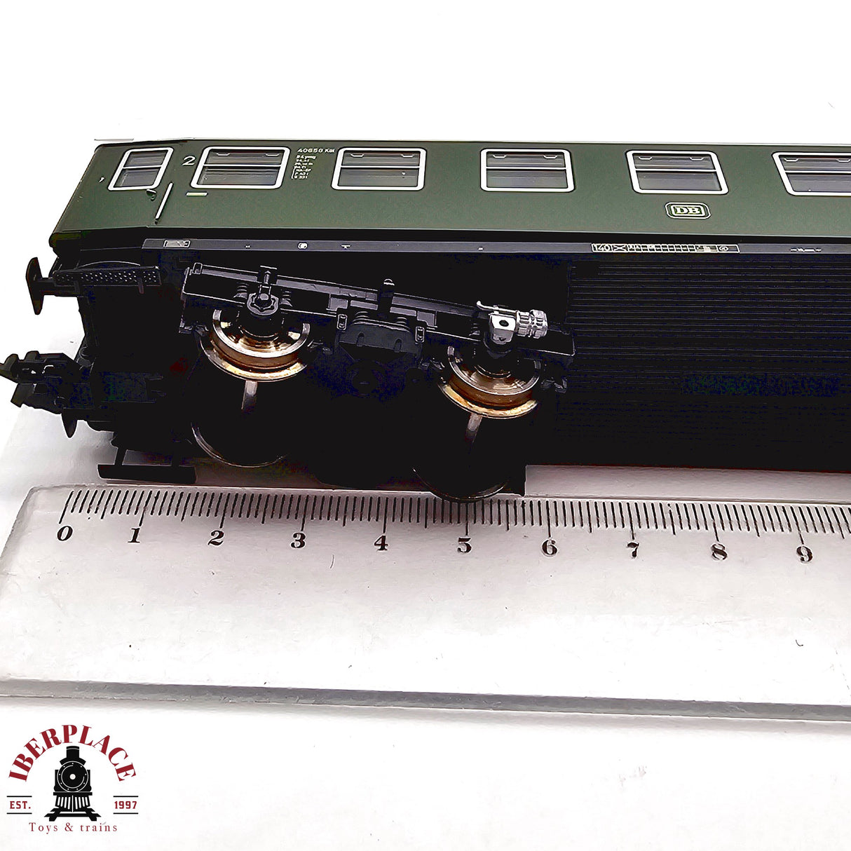 ♻️ 2da mano -  DC Fleischmann  5666 01K vagón pasajeros DB clase 2 H0 escala 1:87 E13