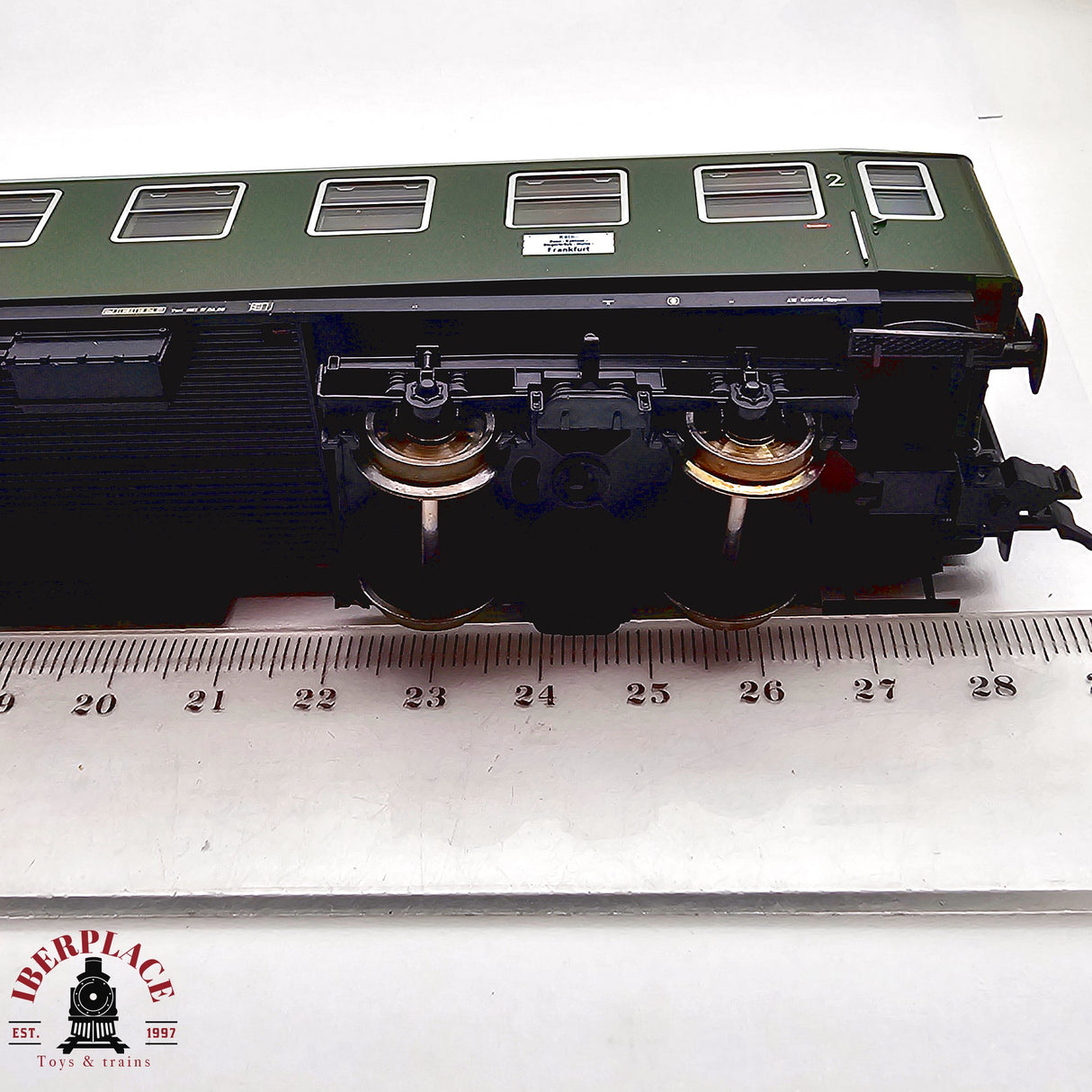 ♻️ 2da mano -  DC Fleischmann  5666 01K vagón pasajeros DB clase 2 H0 escala 1:87 E13