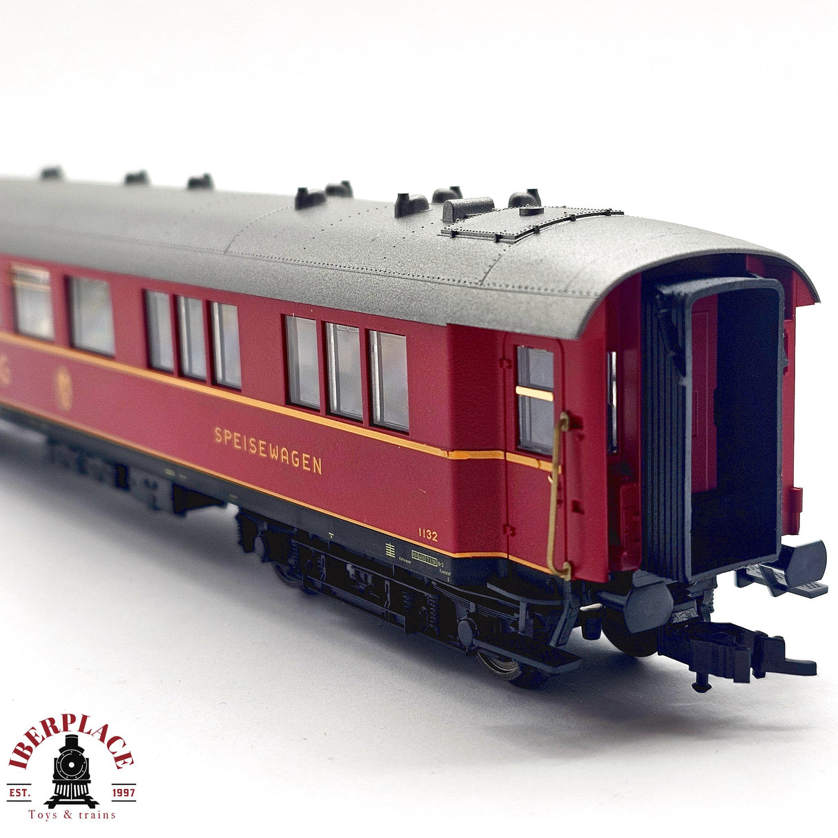 ♻️ 2da mano -  DC Fleischmann 5633 K vagón restaurante DSG H0 escala 1:87 E13