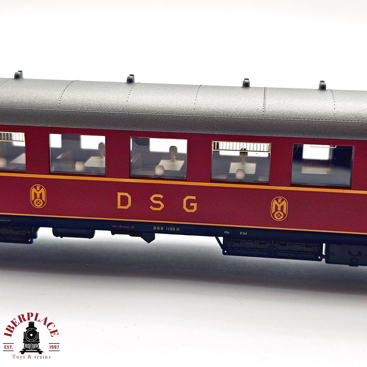 ♻️ 2da mano -  DC Fleischmann 5633 K vagón restaurante DSG H0 escala 1:87 E13