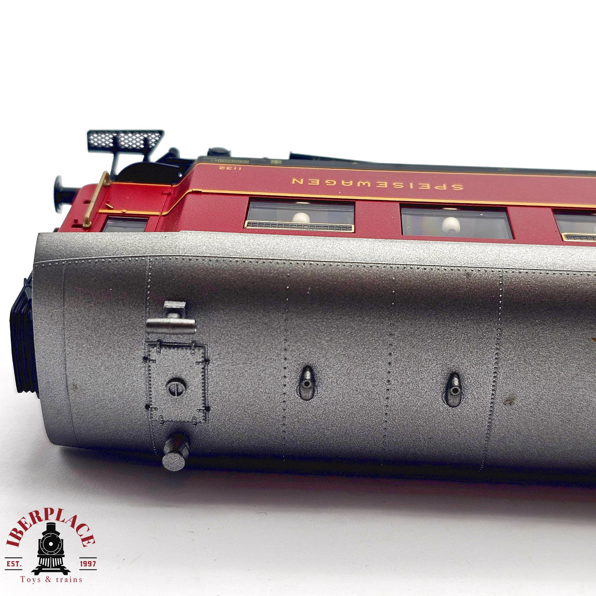 ♻️ 2da mano -  DC Fleischmann 5633 K vagón restaurante DSG H0 escala 1:87 E13