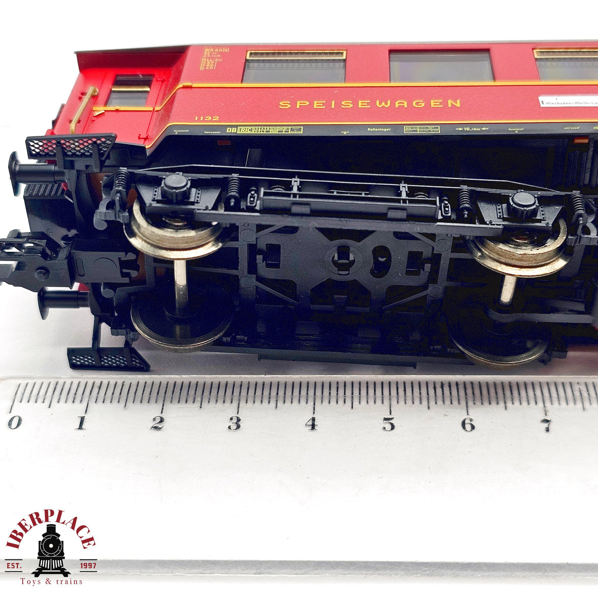 ♻️ 2da mano -  DC Fleischmann 5633 K vagón restaurante DSG H0 escala 1:87 E13