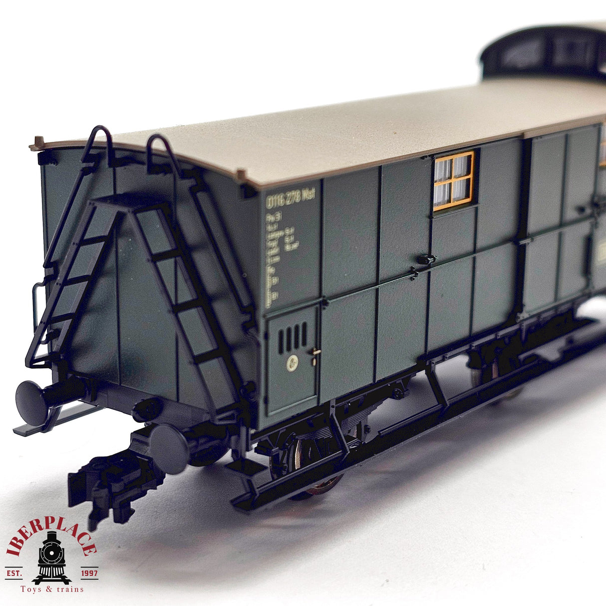 ♻️ 2da mano -  DC Fleischmann 5067K vagon equipajes DB 0116 H0 escala 1:87 E13