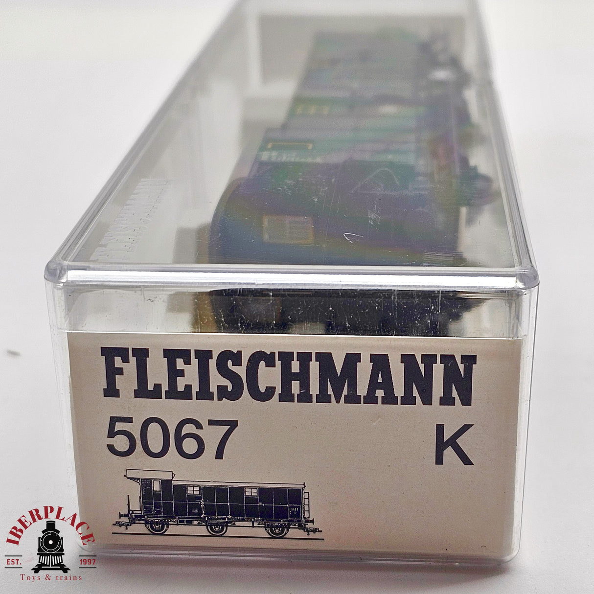 ♻️ 2da mano -  DC Fleischmann 5067K vagon equipajes DB 0116 H0 escala 1:87 E13