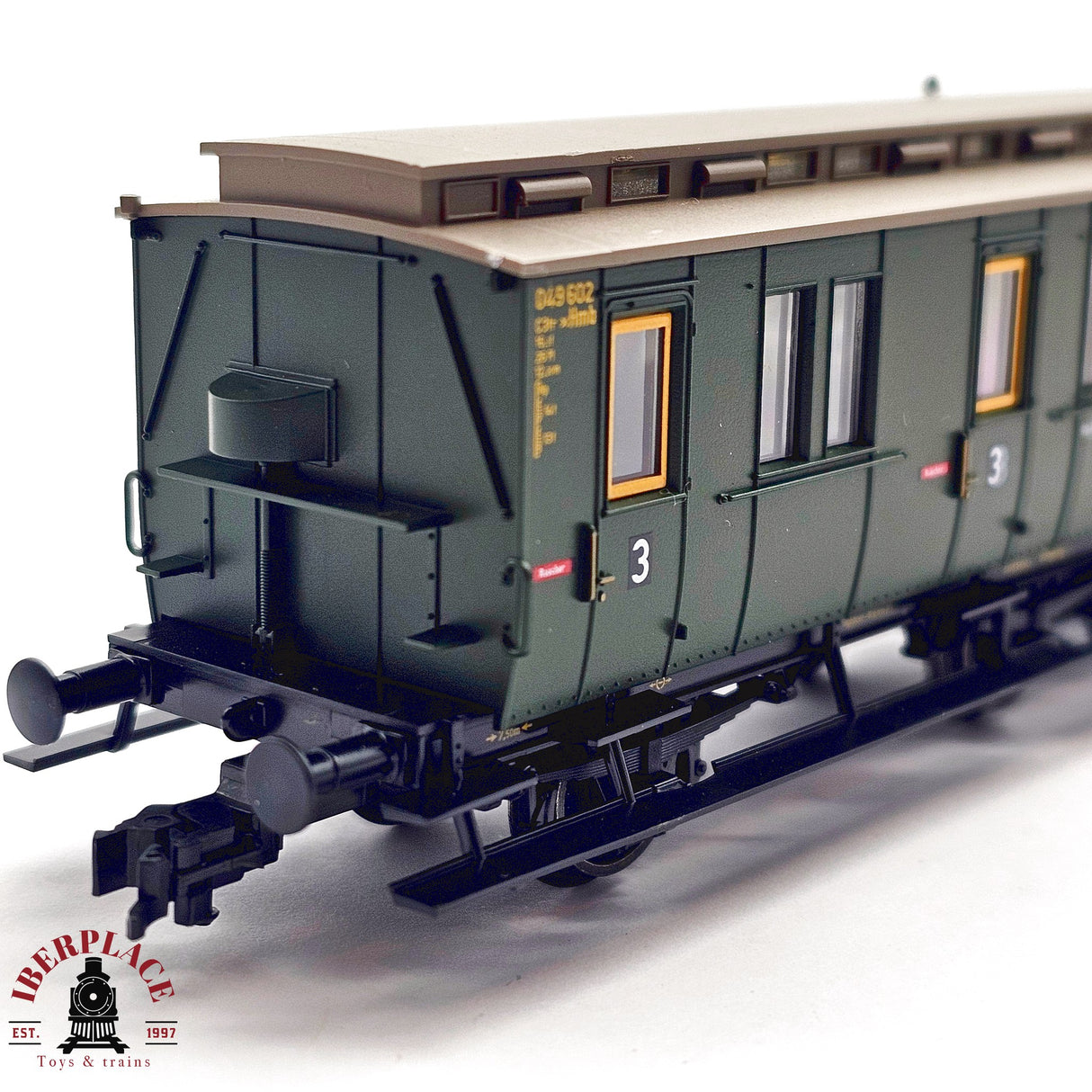 ♻️ 2da mano -  DC Fleischmann 99 5066K vagón pasajeros clase 3 H0 escala 1:87 E13