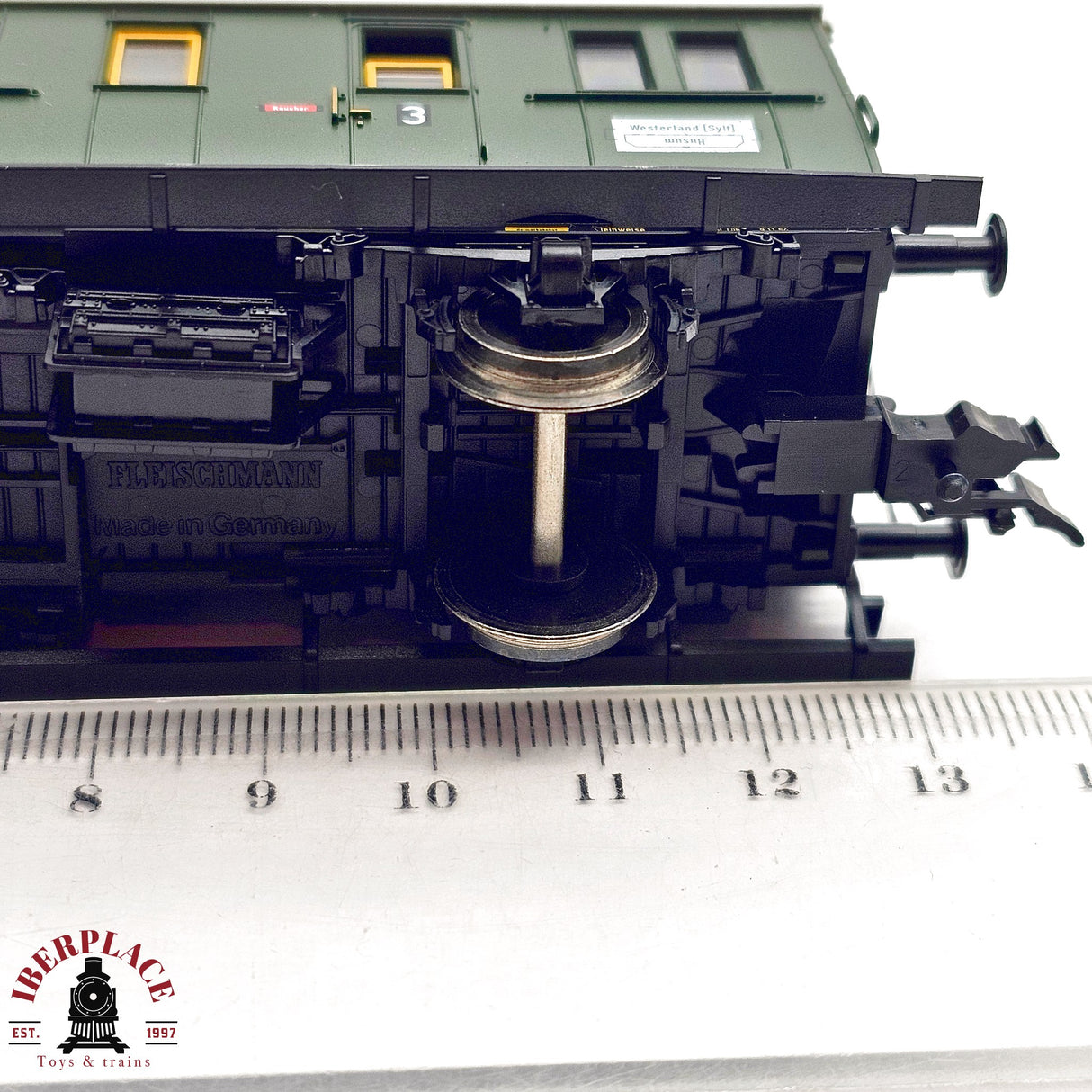 ♻️ 2da mano -  DC Fleischmann 99 5066K vagón pasajeros clase 3 H0 escala 1:87 E13