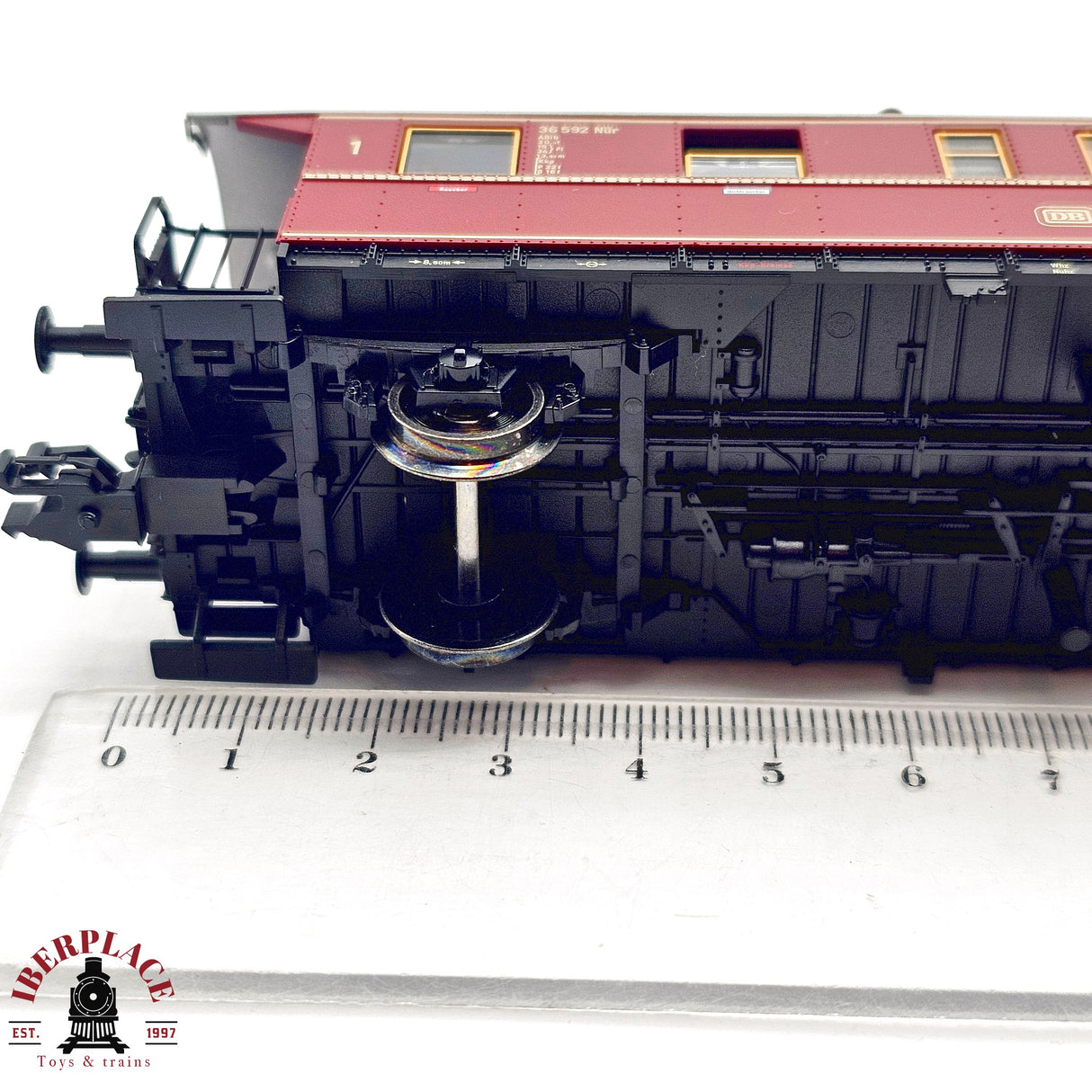 ♻️ 2da mano -  DC Fleischmann 5077 02 vagón pasajeros clase 1-2 H0 escala 1:87 E13